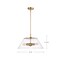 Nuvo Dover 3-Light Large Pendant Vintage Brass with Clear Glass 60/7416 - alternate 4